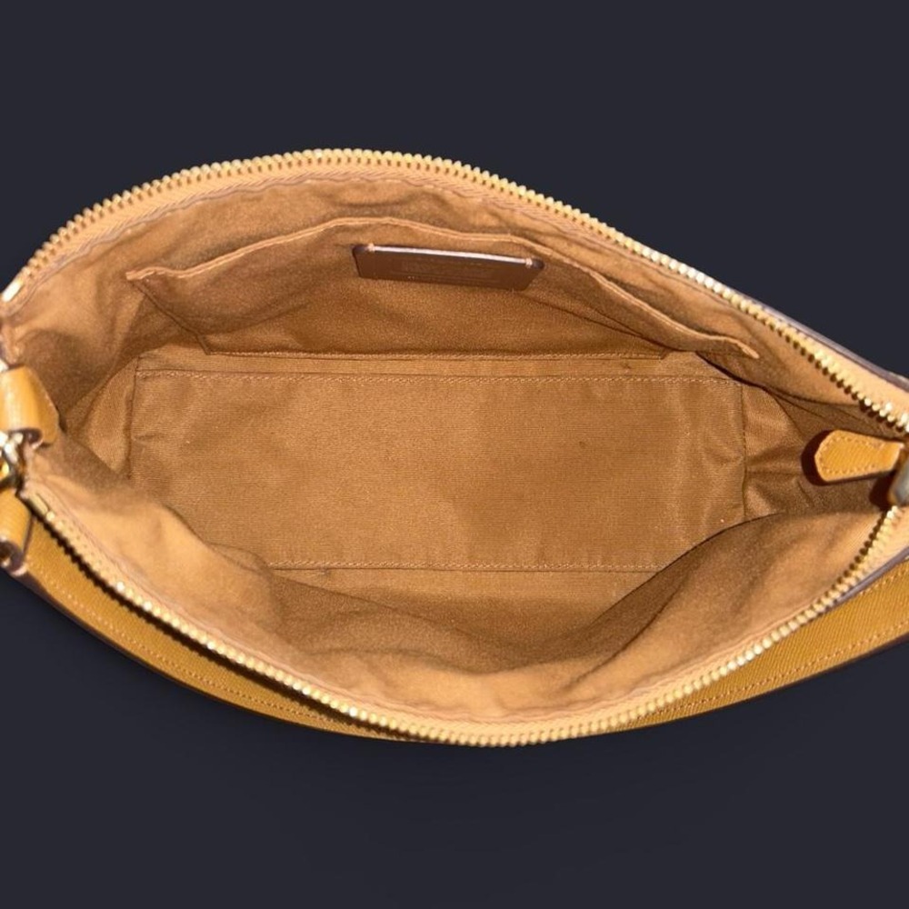 Coach Tan Leather Shoulder Bag - Picture 7 of 8